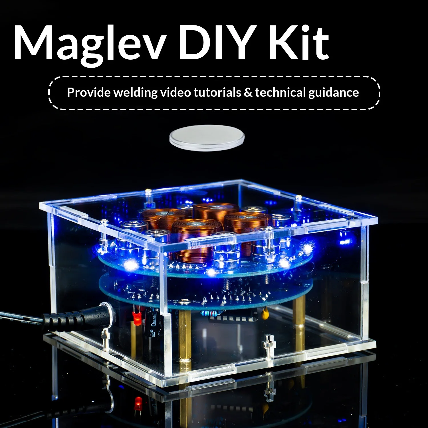 

Electronic Push-type Maglev DIY Kit, Fun Tech Project, Student Welding Practice Circuit Loose Components