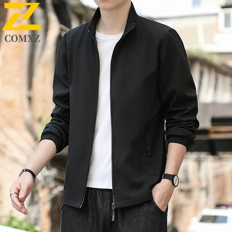 

COMXZ Comfortable Chaqueta 2025 Lightweight Windproof Outdoor Commute Business Daily Wear Jacket Leisure Man Clothes Jackets