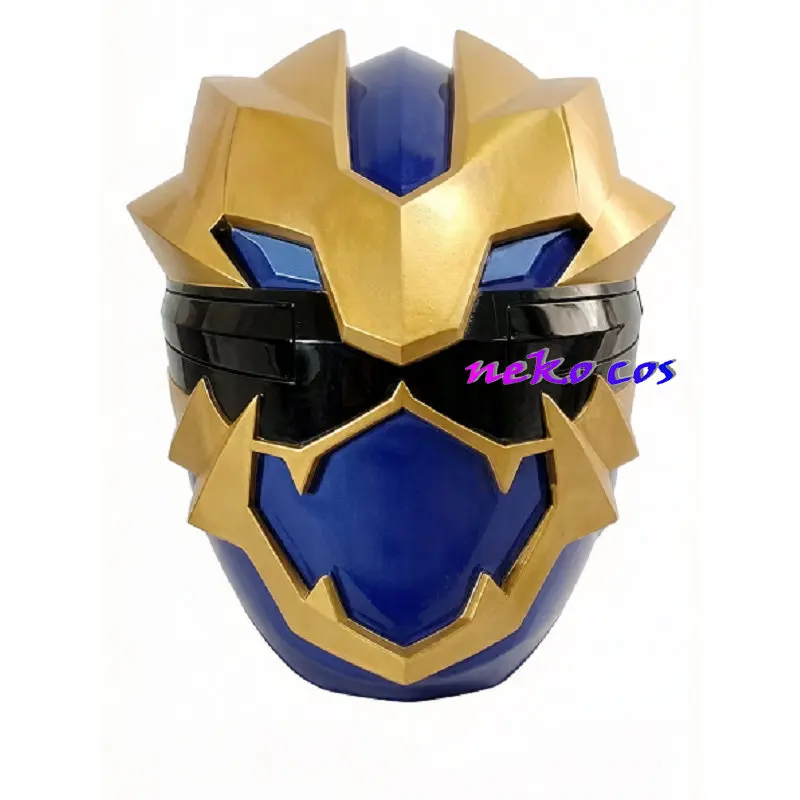 No.1 Sentai Gozyuger blue Ranger Rikuō Hyakuya Helmet  Mask resin Cosplay costume Custom size