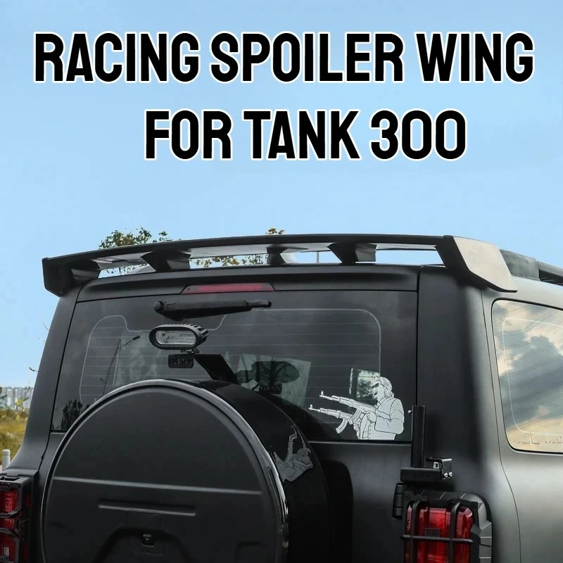 Fit For GWM Tank 300 Hi4-T Racing Sports Racing Spoiler / Wing ABS Plastic Painted