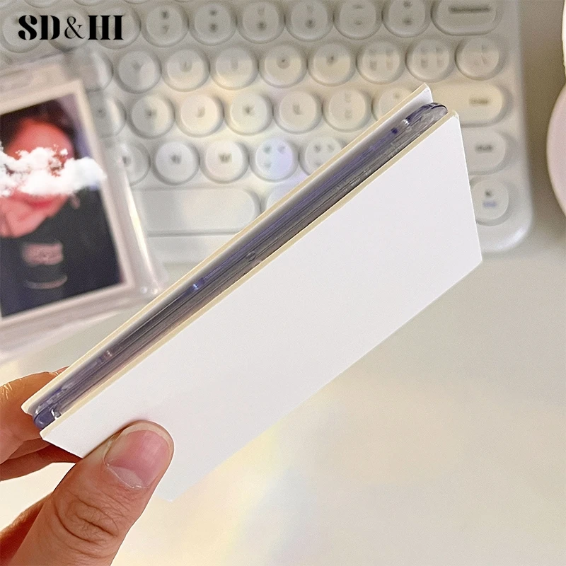 10pcs Small Card Protective Cardboard White Thicked Paper Jam Kraft Paper DIY Handmake Card Making Craft Paper Double Sided