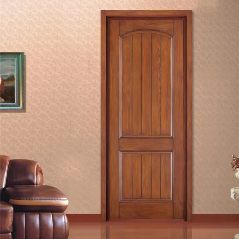 Pintu Interior rumah dapat disesuaikan kayu Amerika bergaya pintu geser minimalis Modern Puerta Corredizas Plegable Furniture