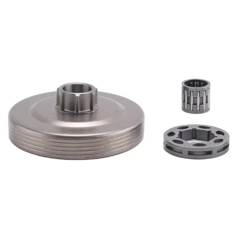 ABJI-Chain Saw 3/8-7T Rim Sprocket With Chainsaw Clutch Drum For 45Cc 52Cc 58Cc Engineg Parts Replacement