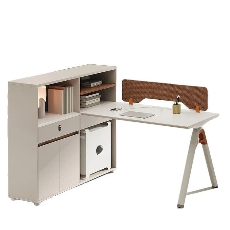 

Office desk and chair combination, simple and modern screen card seat