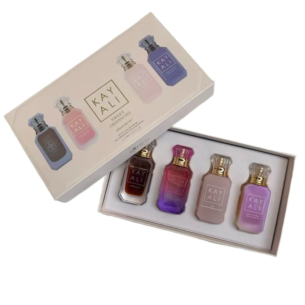 40ml Parfum Mini Set 4x10ml Zoete Vanille Candy Marshmallow Roos Eau De Parfum Giftset Langdurige Geur voor Vrouwen - afbeelding 2