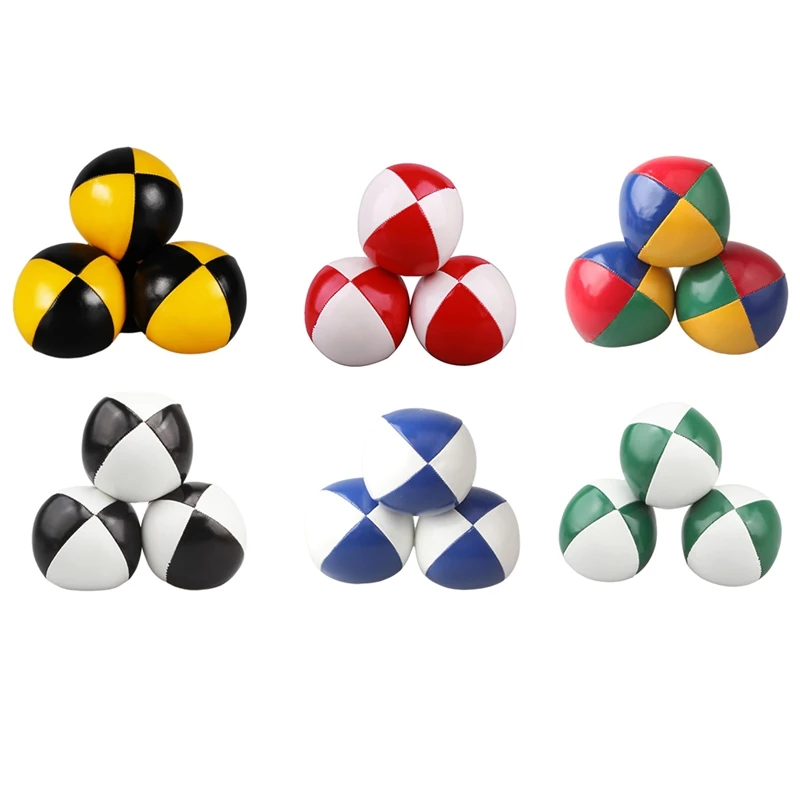 

AA79 Новый мяч из искусственной кожи для ручного метания, эластичный мягкий резиновый высококачественный волшебный мяч для жонглирования, реквизит для акробатики, мяч для метания рук