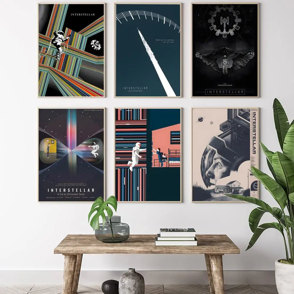 فيلم لزجة بين النجوم اللوحة الخط HD قماش المشارك غرفة المعيشة غرفة نوم بار الديكور الجمالي #2