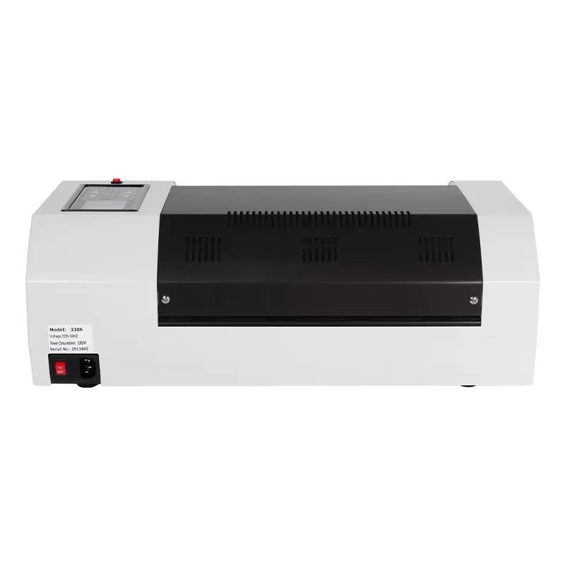 Máquina laminadora comercial BY-3306, tamaño A3, 330 mm de ancho, rápida y sin burbujas, 15 kg, 220 V para uso en oficina