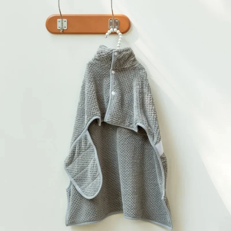 

Dog Bathrobe Towel Absorbent Robe for Medium Large Dogs Drying Coat Comfortable Warm Cozy Quick Pet Drying Towel After Bath Pool