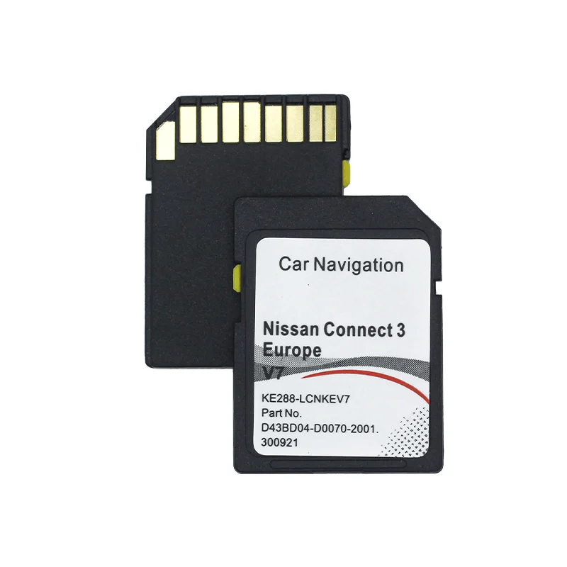 أحدث إصدار لنيسان أوروبا سيارة كونيكت 3 V7 بطاقة SD 16 جيجابايت Sat Nav بطاقة SD ربط 3 نظام تحديد المواقع والملاحة #3