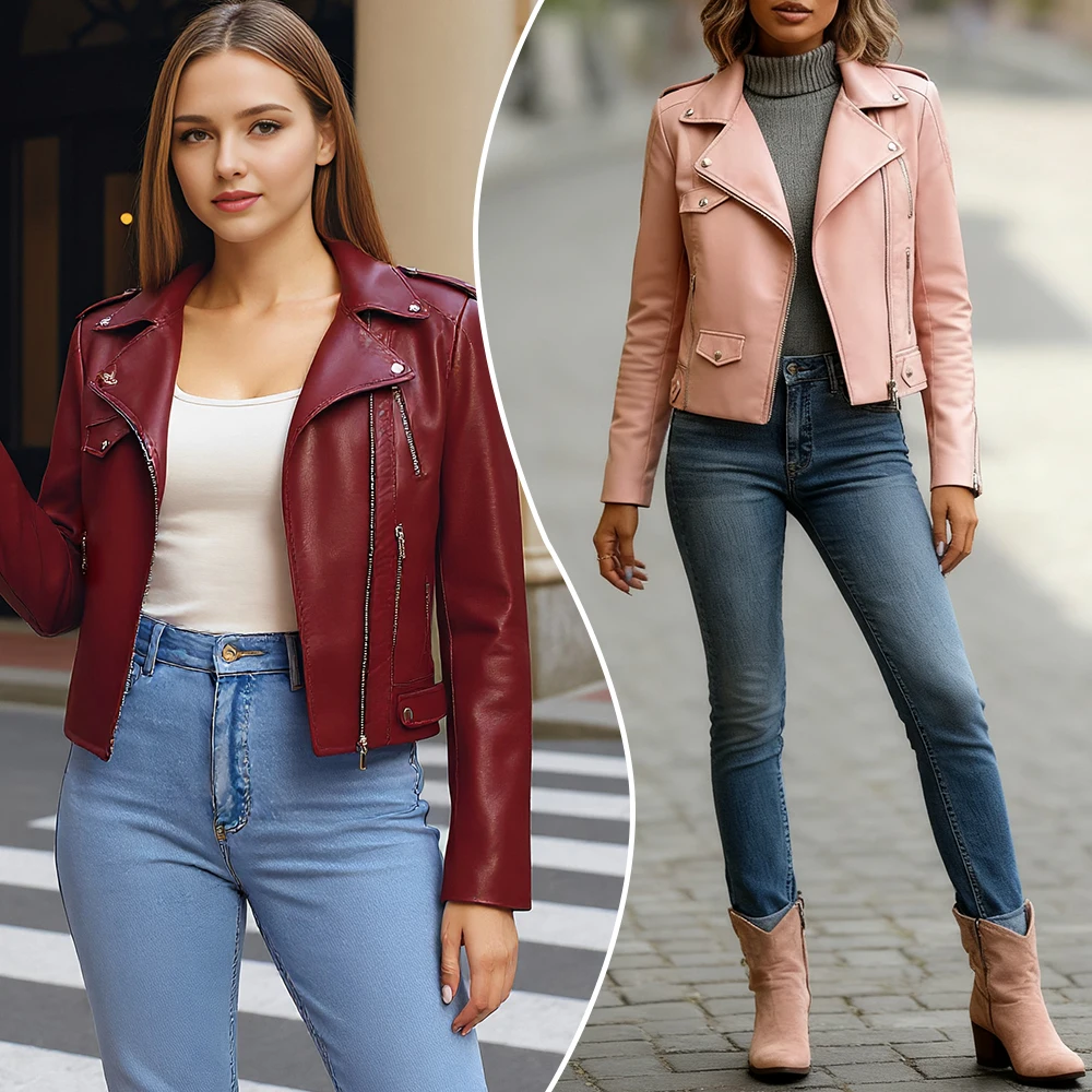 

Women's Street Style Jackets Autumn Winter Essential Plain Stand Collar Long Sleeve Button Closure Outerwear Jackets