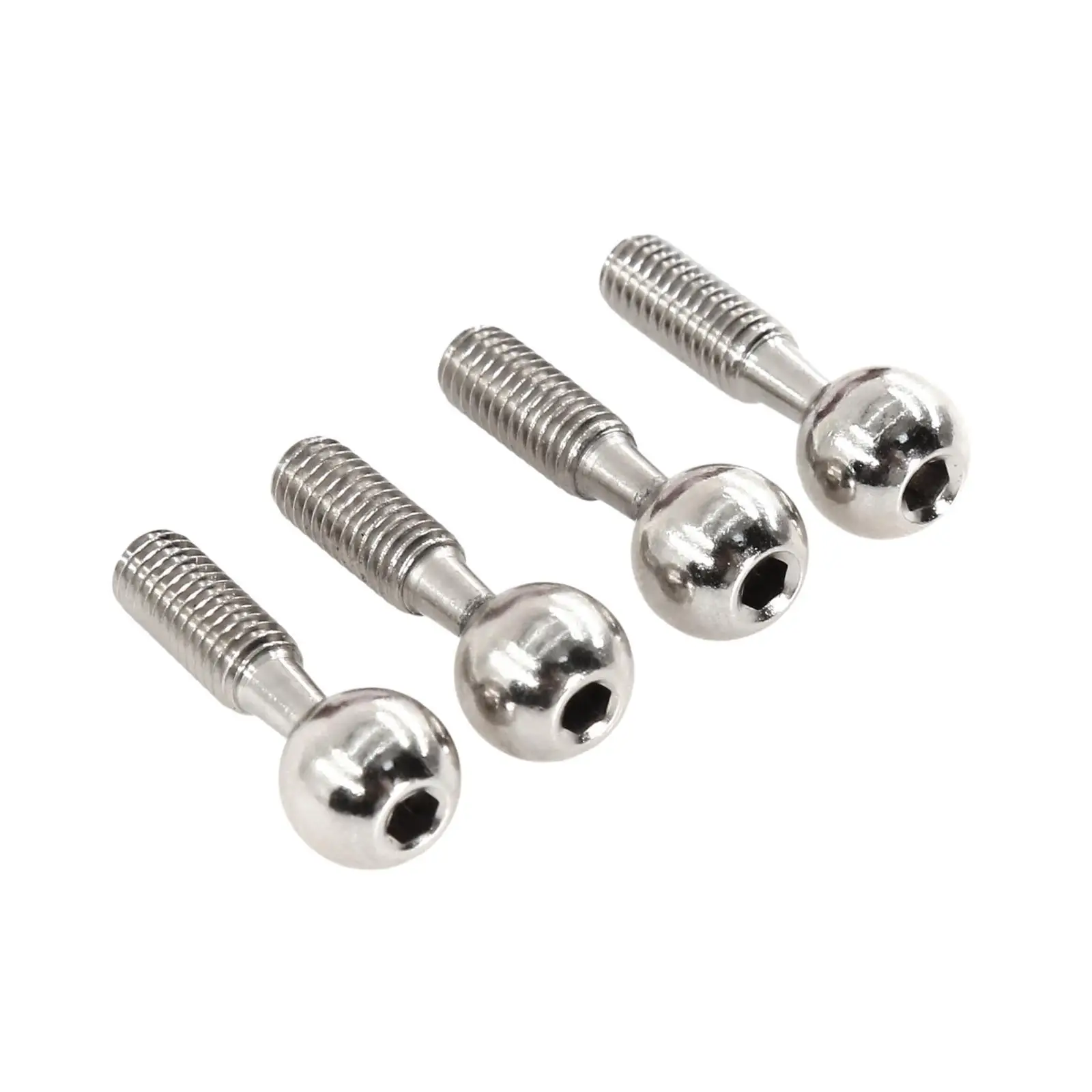 4x RC kogelkopschroevenset bevestiging voor 1:14 schaal RC Truck Fei Shen FS 511029
