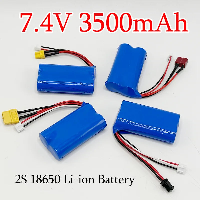 

7,4 В 3500 мАч Lipo Battery T Plug для Wltoys 12423 10428 12429 12401 12402 12402A RC Car 7,4 В 3500 мАч RC Игрушечная Батарея