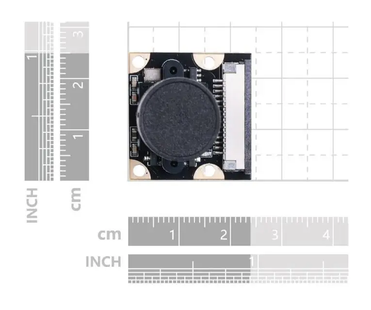 114110130 OV5647-160 FOV IR Camera module for Raspberry Pi 3B+4B, suitable for large or night landscape surveillance