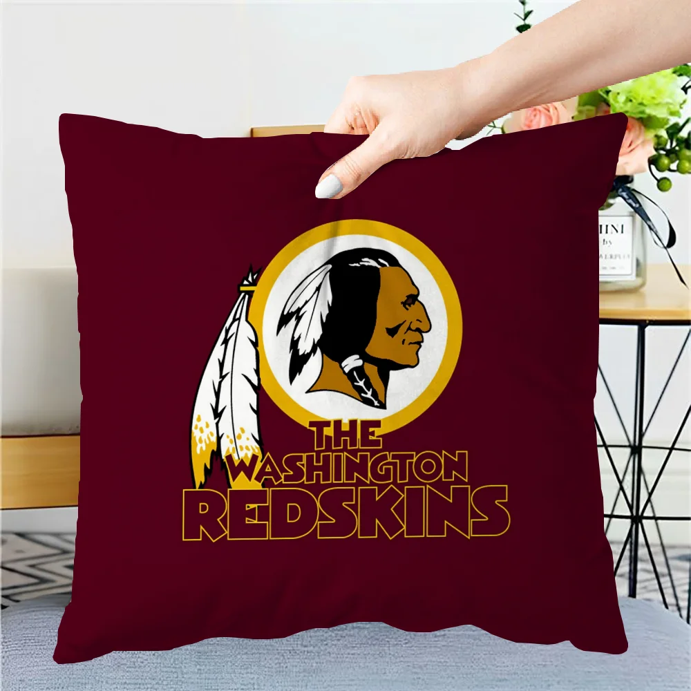 Cushion Cover Pillow Cover Pillowcase Cover for Pillow Fundas De Cojines W-washington R-redskins Decorative Pillows Pilow Covers