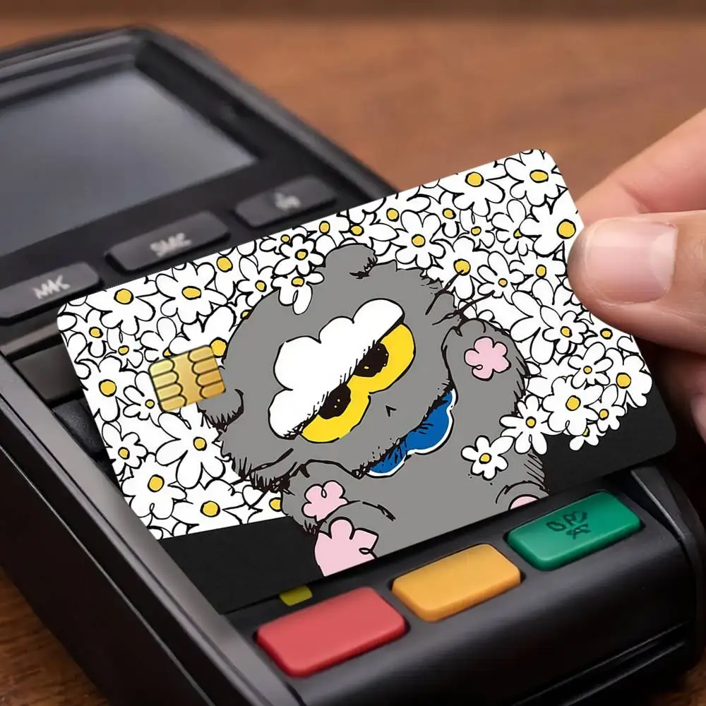 Cloud Cat Z-ZOA F-FRIENDS Credit Card Public Transportation Cards Protective Sticker Waterproof Card Face Decoration 4PCS