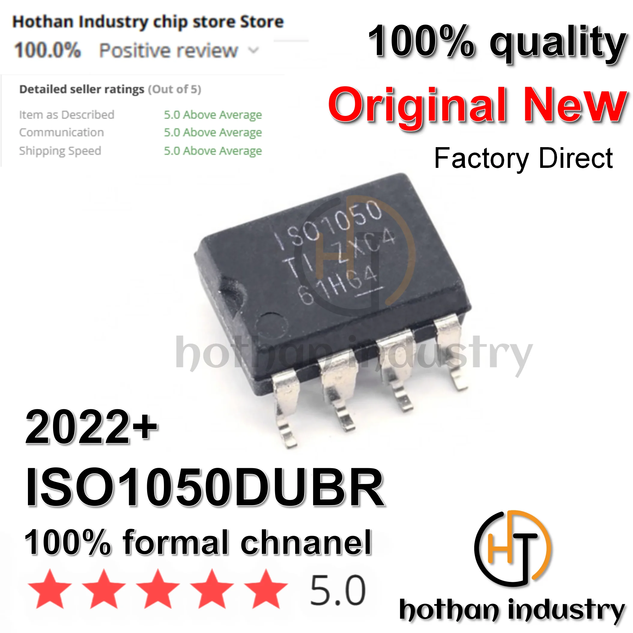 (5-10PCS) ISO1050DUBR ISO 1050DUBR High Quality New 100% Original  Digital Isolators Iso 5V CAN Xcvr