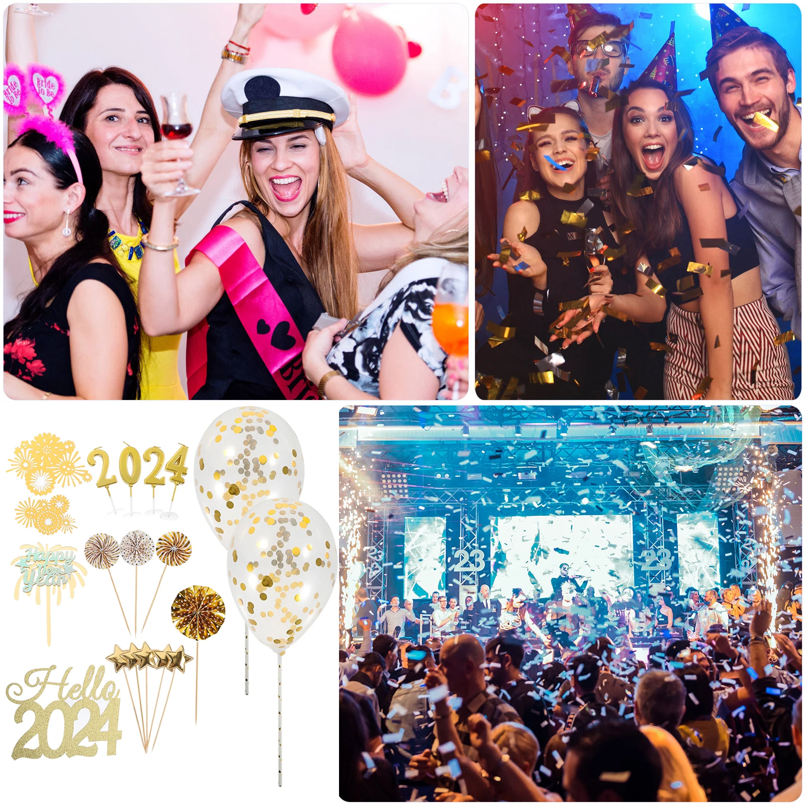 

Gorgeous New Year Party Cake Decoration Cupcake Toppers Novel Picks For Festive Occasions