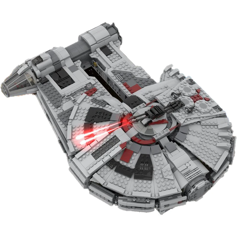 1814PCS Famous star battle Movie MOC YT-2400 Freighter model DIY creative ideas Child Toy BirthdayGift Christmas Building Blocks