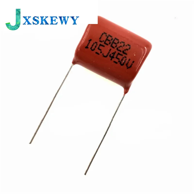 

10PCS 1uF 450V CBB Polypropylene film capacitor pitch 15mm 105 450V 1uF 450V105 400V105J 105J400V