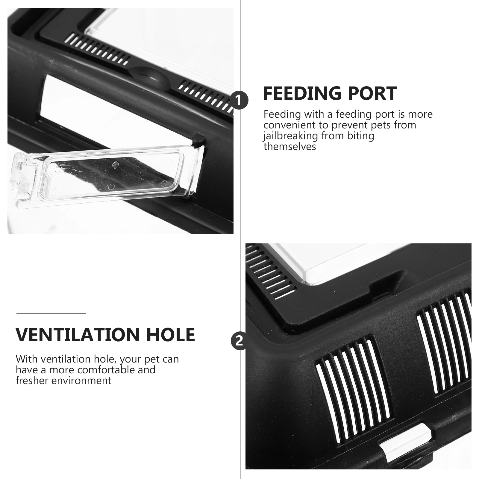 

Portable Acrylic Reptile Breeding Box 20x20x17cm Transparent Durable Ventilation Hole Feeding Cage Storage Case for Climbing