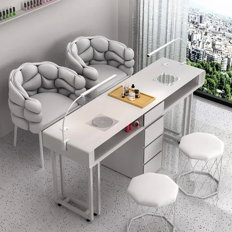 Top - Notch Professional Desk Beauty Nail Tables Manicurist Drawer Luxury Nail Tables Wood Living Room Mesa Manicura Salon Furn