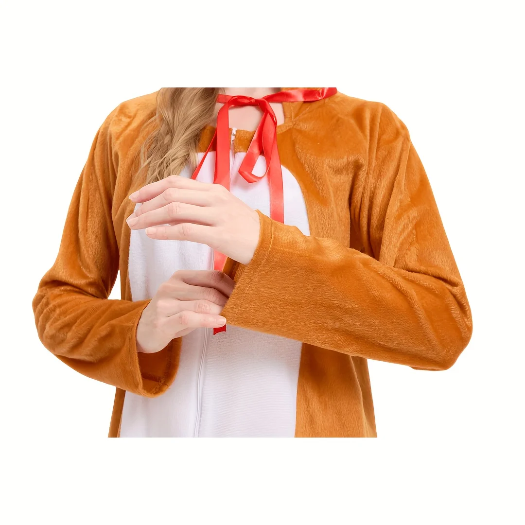 عيد الميلاد إلك ارتداءها فستان بتصميم حالم حفلة تنكرية ملابس مضحكة للهالوين