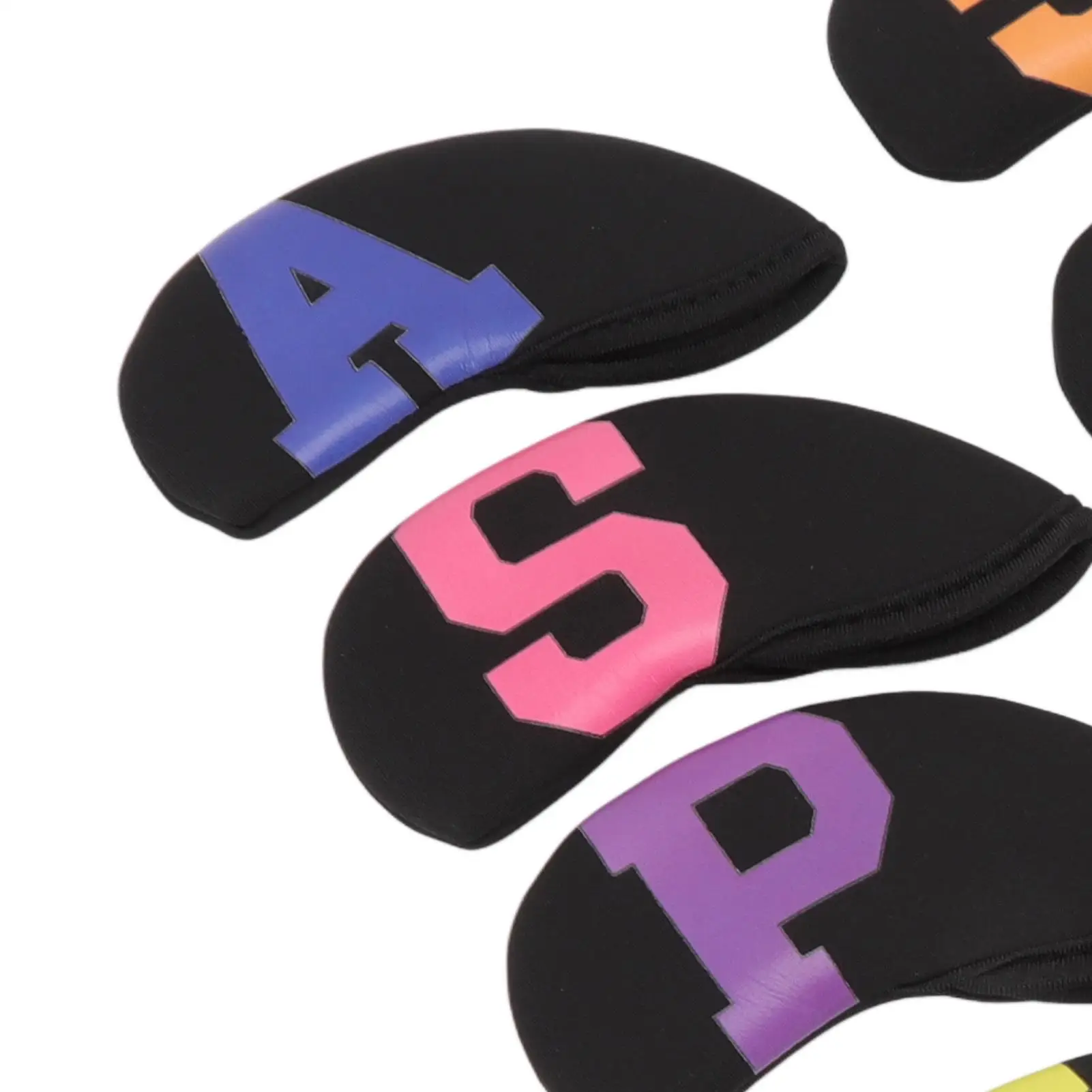Universal Iron Headcover Set - Anti-Scratch Neoprene Club Covers, Easy Cleaning & Perfect Fit for Golf Competitions