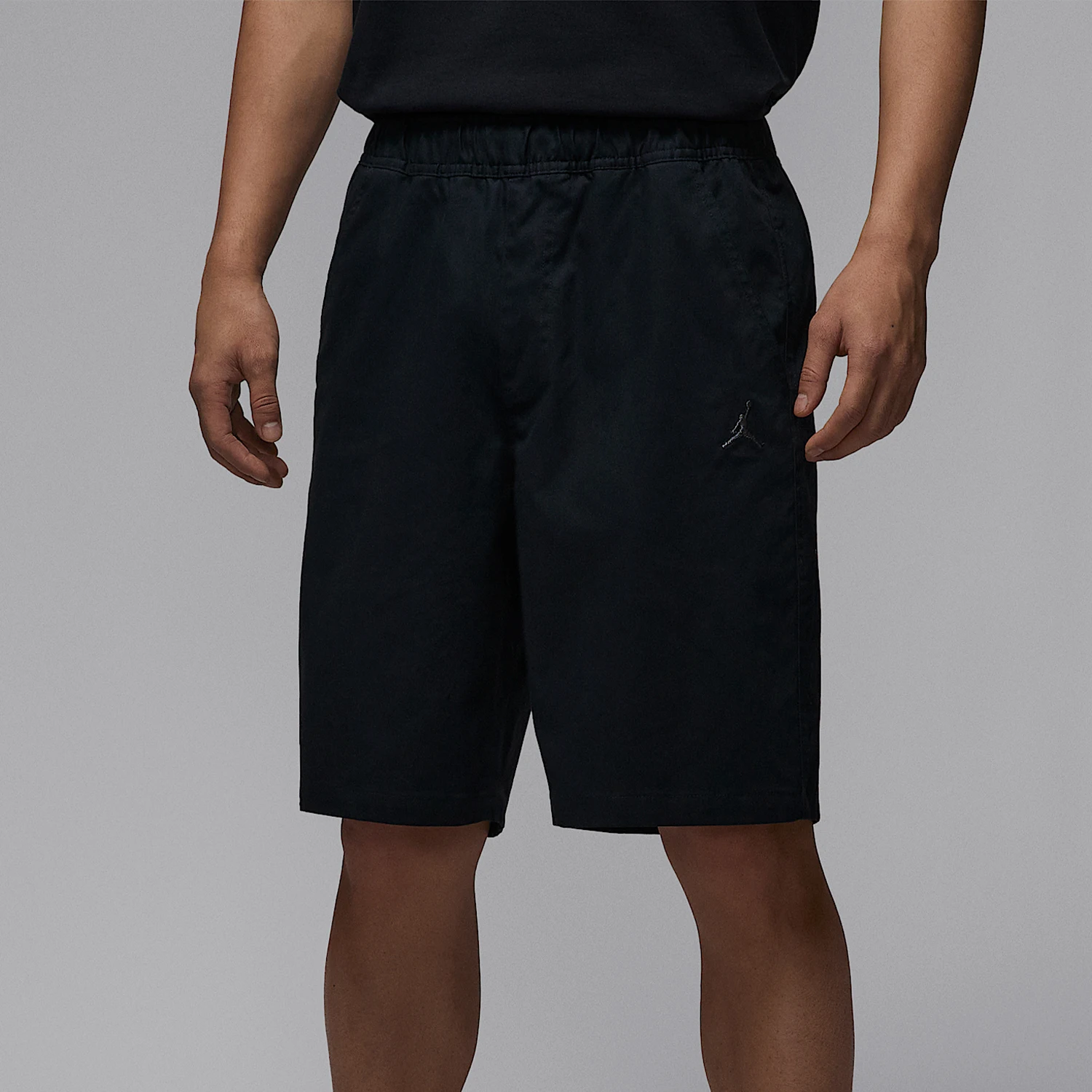 شورت Nike الأصلي JORDAN للرجال رياضي منسوج فضفاض يسمح بمرور الهواء HF9336-010