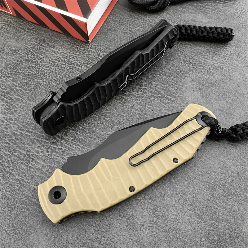 Pohl Force BD1 Folding Knife Outdoor Hunting Tactics G10 Handle Survival Self Defense EDC Tool Collection Folding Knife