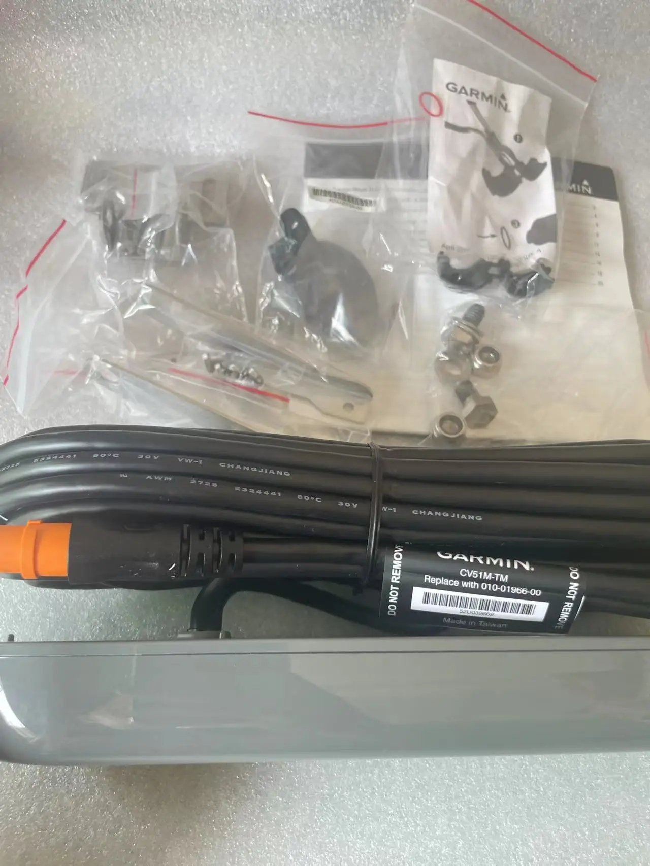 Originl Garmin CV51M-TM 010-01966-00 12 Pin Transom Mount Boat Transducer-New