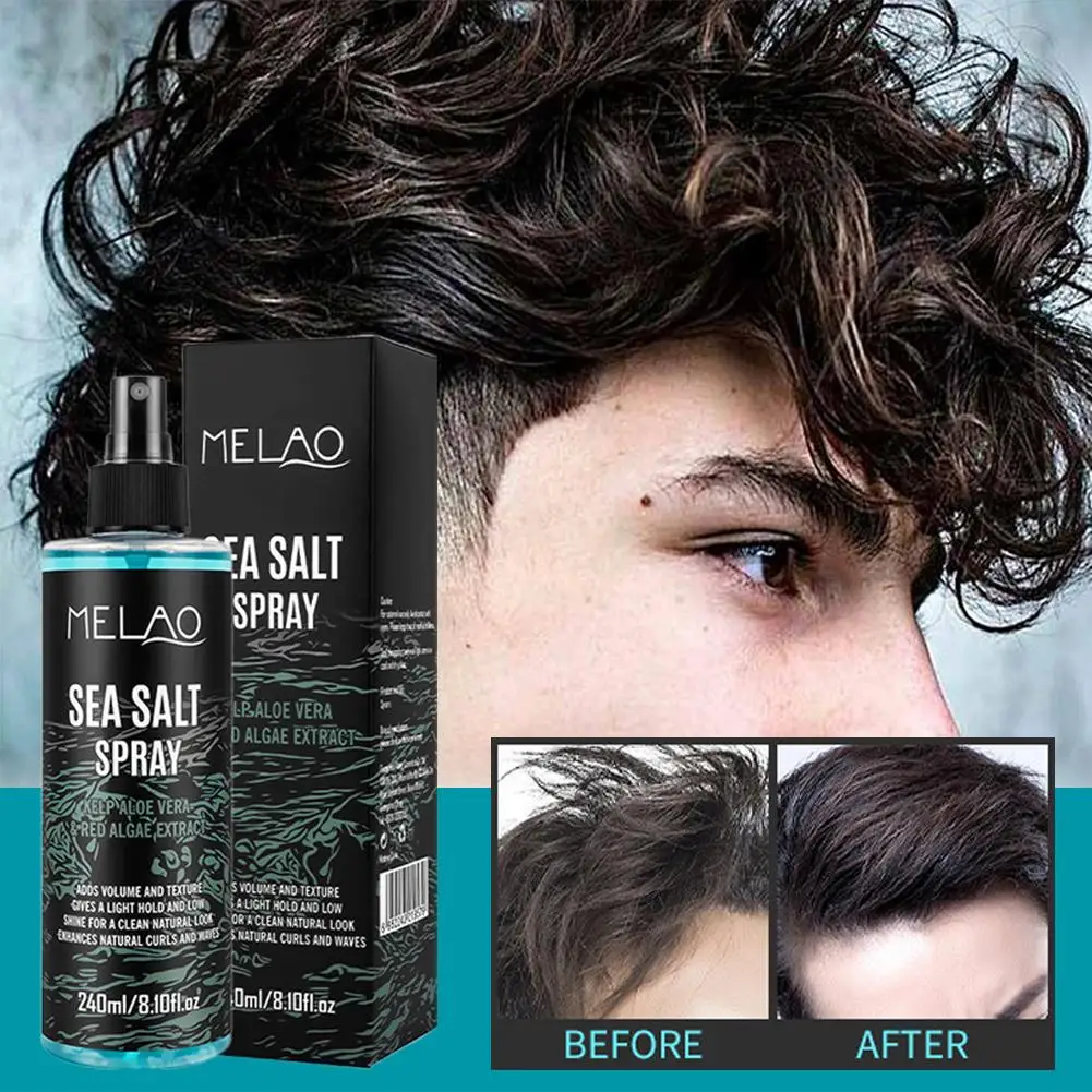 ملح البحر تصفيف الشعر رذاذ كسول الضفيرة تحديد تحسين عقد طبيعي موجة زيت شعر قوي رقيق مغذي رشاقته غير Gr V3S0 #3