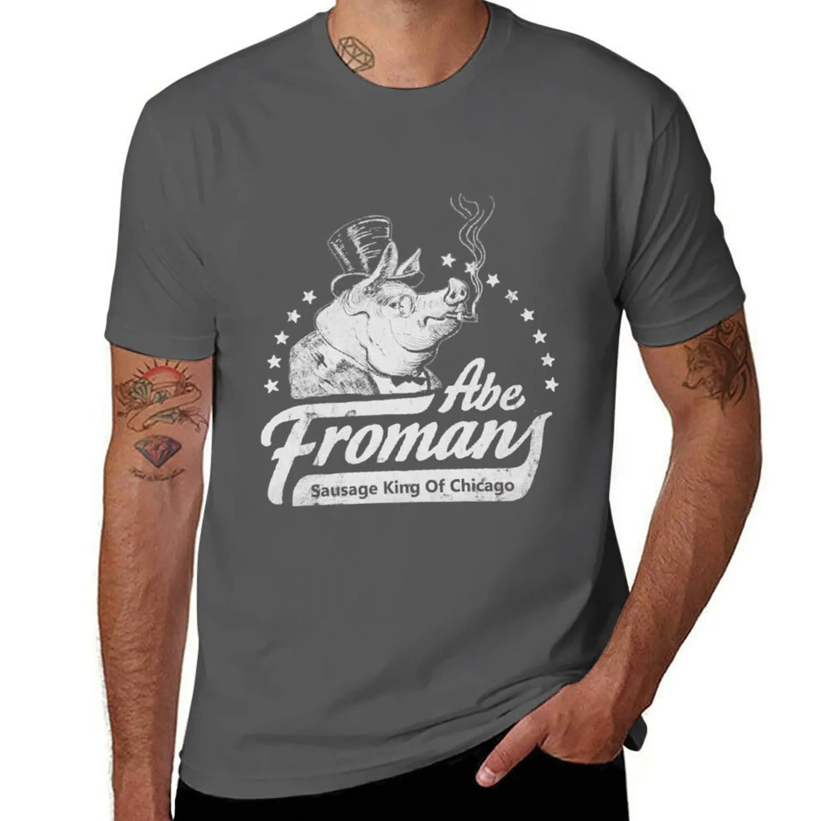 

Abe Froman T-Shirt cotton t shirts man 100% funny t shirts cotton T-Shirt