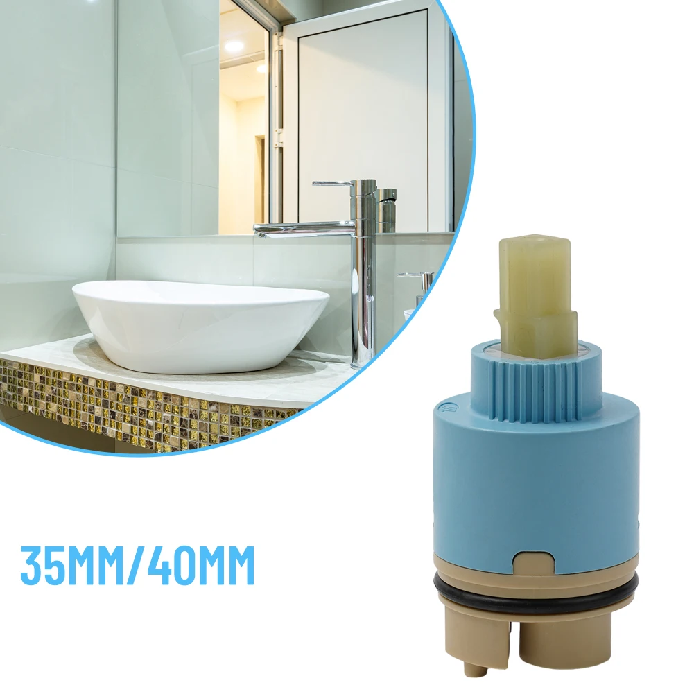 Lever Tap Mixer 35mm Universal Kitchen Bathroom Faucet Ceramic Tap Cartridge For Single Faucets Ceramic Disc Durable Accessories