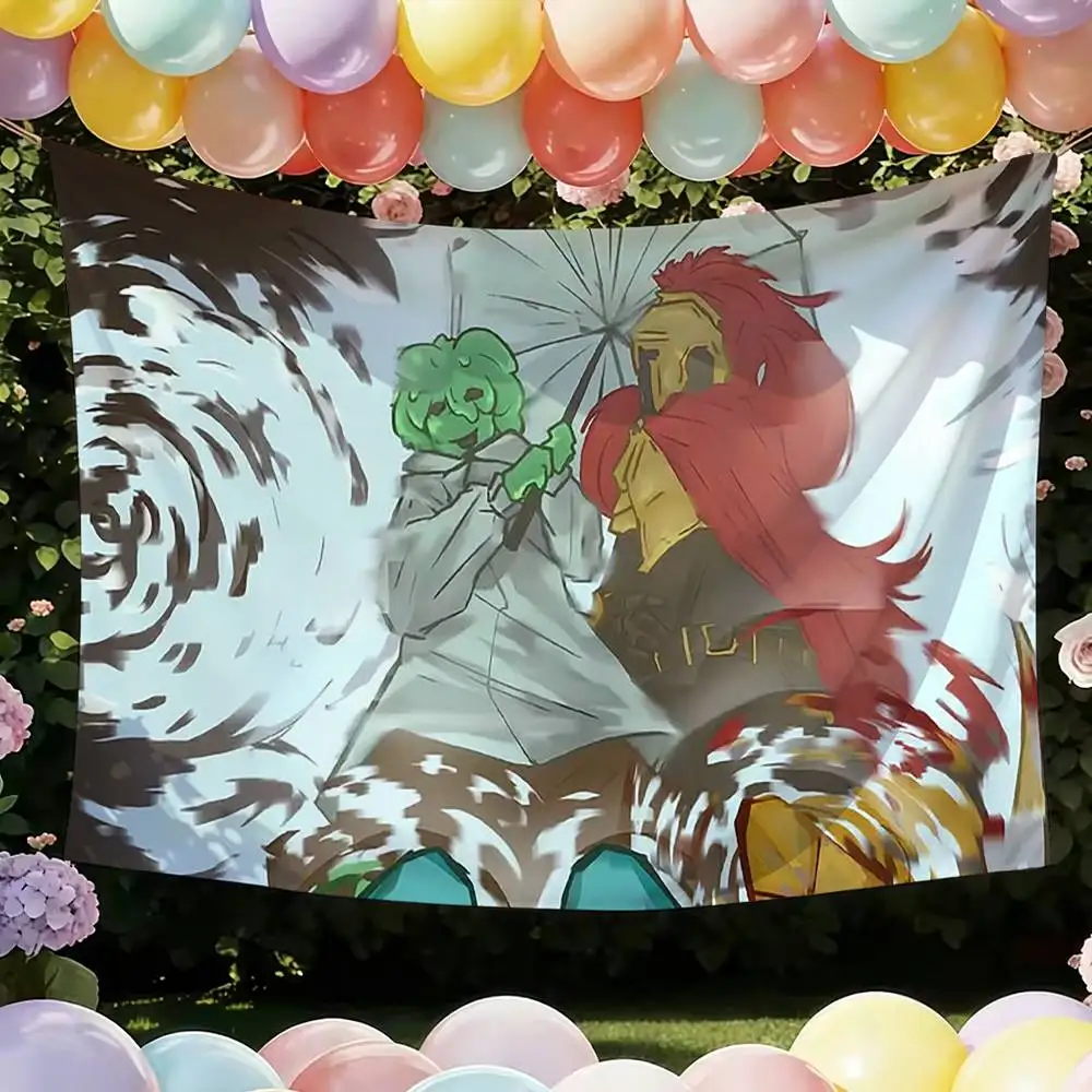 A-Averythemayo D-D3rlord3 Slimeknight Funny Flags for Bedrooms Home Decor Items Outdoor Decors Garage Decoration Flaga