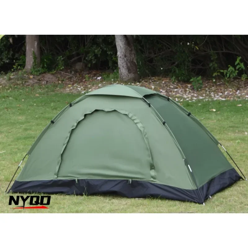 Outdoor Camping Tent Portable Automatic Camping 1-2 People Rainproof Children's Family Tent Single and Double ultralight