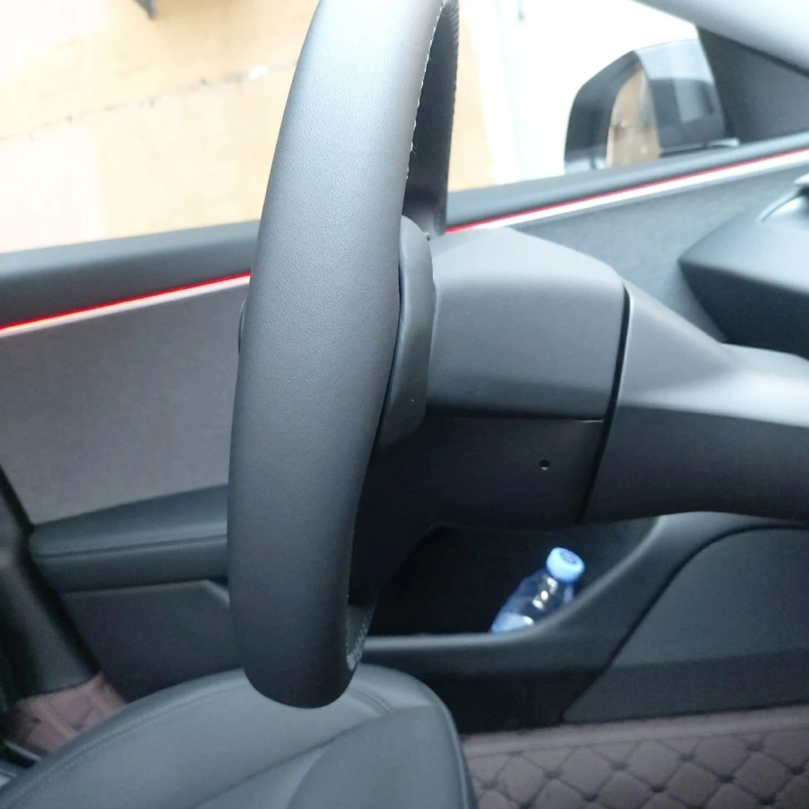 Volante AP-assistido para Tesla Model 3 Highland 2024 FSD, acessórios indispensáveis, guarnição interior do carro