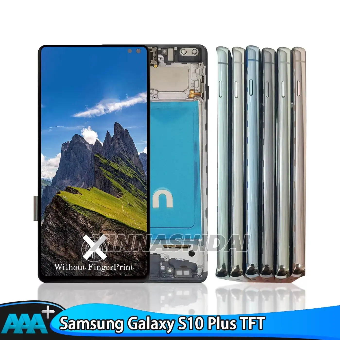 Hohe Qualität TFT Lcd Für Samsung Galaxy S10 Plus Display g9750 g975f SM-G9750 Touchscreen Digitizer