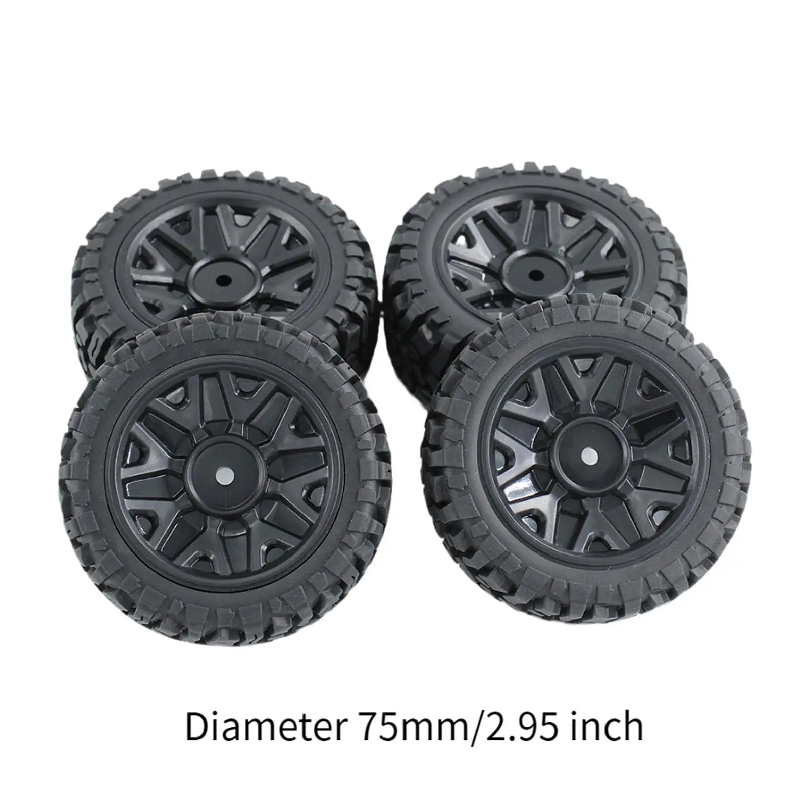 4x 1/12 1/14 1/16 RC Wheels and Tires Upgrade Parts for Wltoys 124008 124019