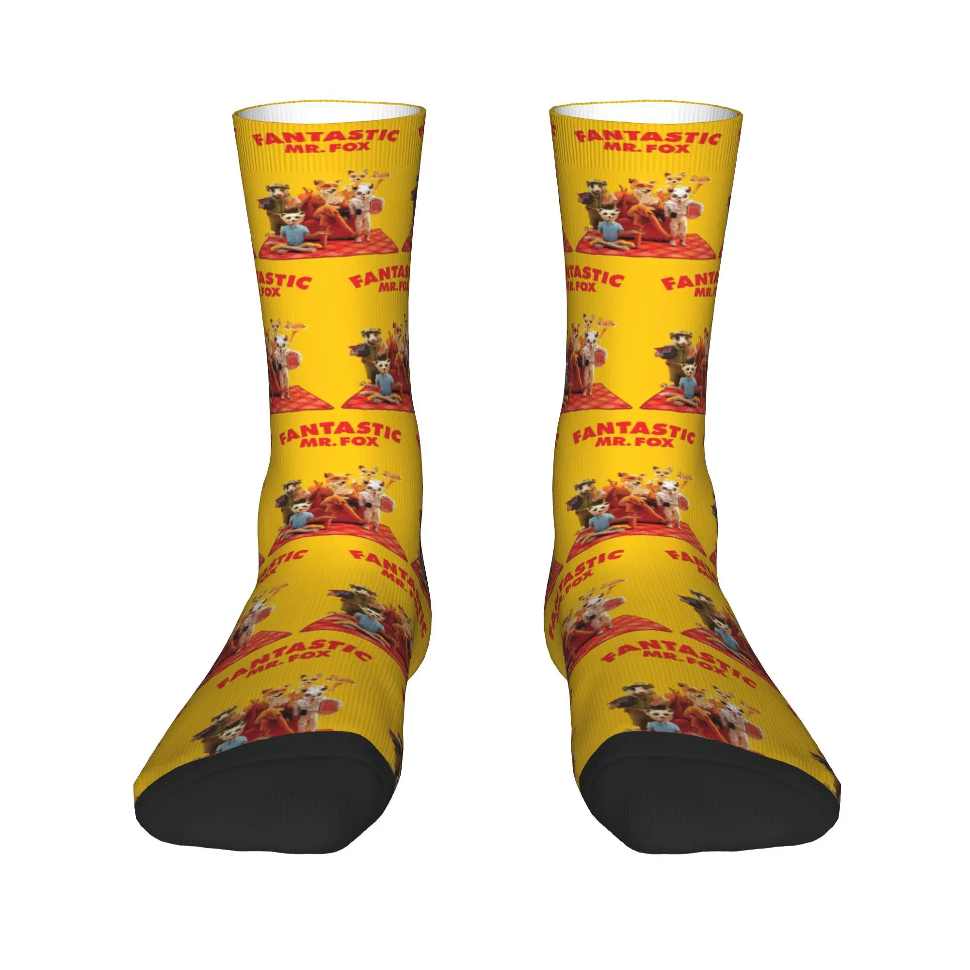 

Fantastic Mr Fox Movie Poster Socks Harajuku Super Soft Stockings All Season Long Socks Accessories for Unisex Christmas Gifts