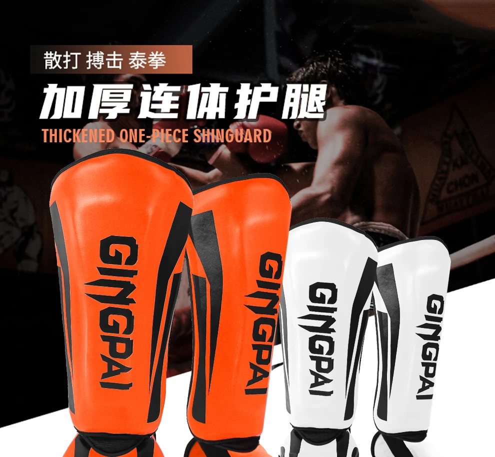 Jugend/Erwachsene Kinder mma Boxen Schienbeinsc honer Spann Kickboxen Knöchel unterstützung Ausrüstung Karate Protektoren Sanda Muay Thai Leggings Deo – Detail 1