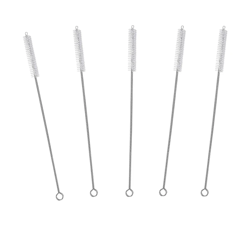 Nylon borstel Multifunctionele gereedschapset Borstel Spuitborstel Reiniging van drinkrietjes Naaimachines Verfspuitpistolen Reinigingsborstel