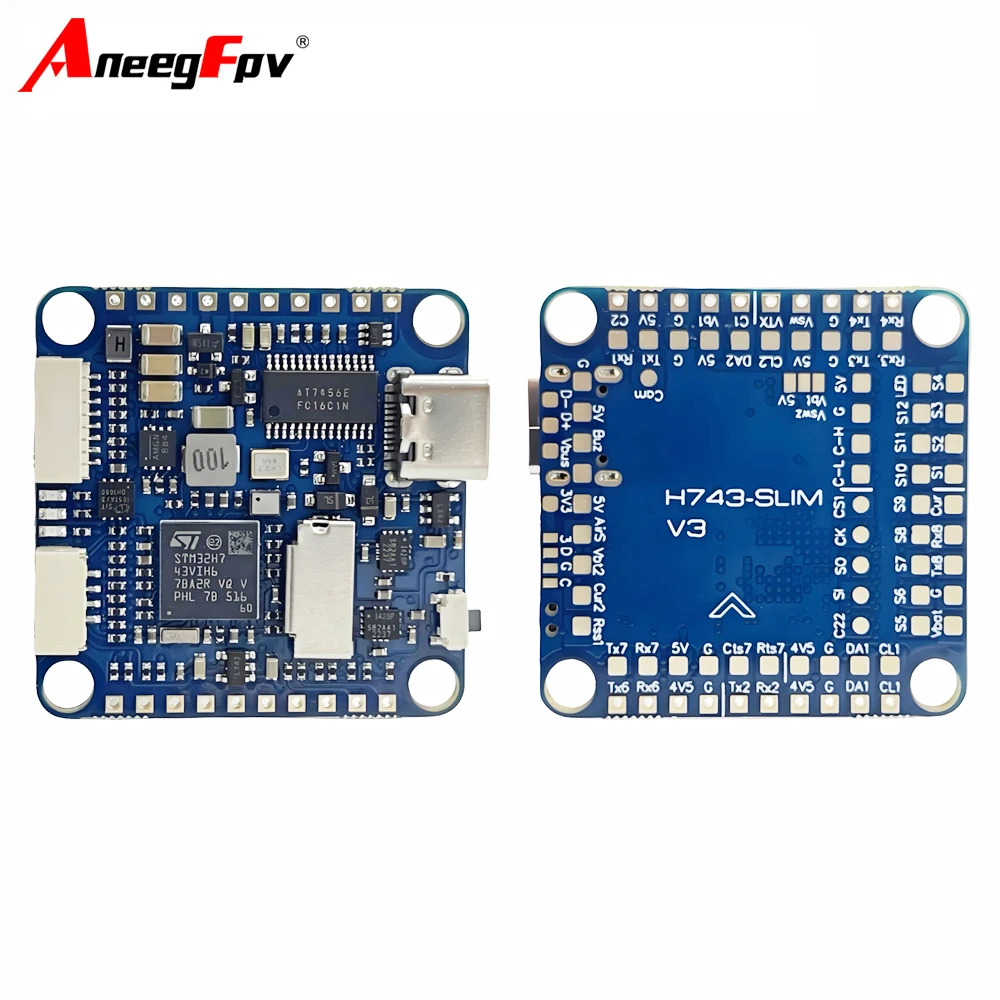 

Контроллер полета H743SLIM V3 2-8S для RC FPV Drone MATEK H743 BetaFlight в наличии - тонкая универсальная система управления дроном