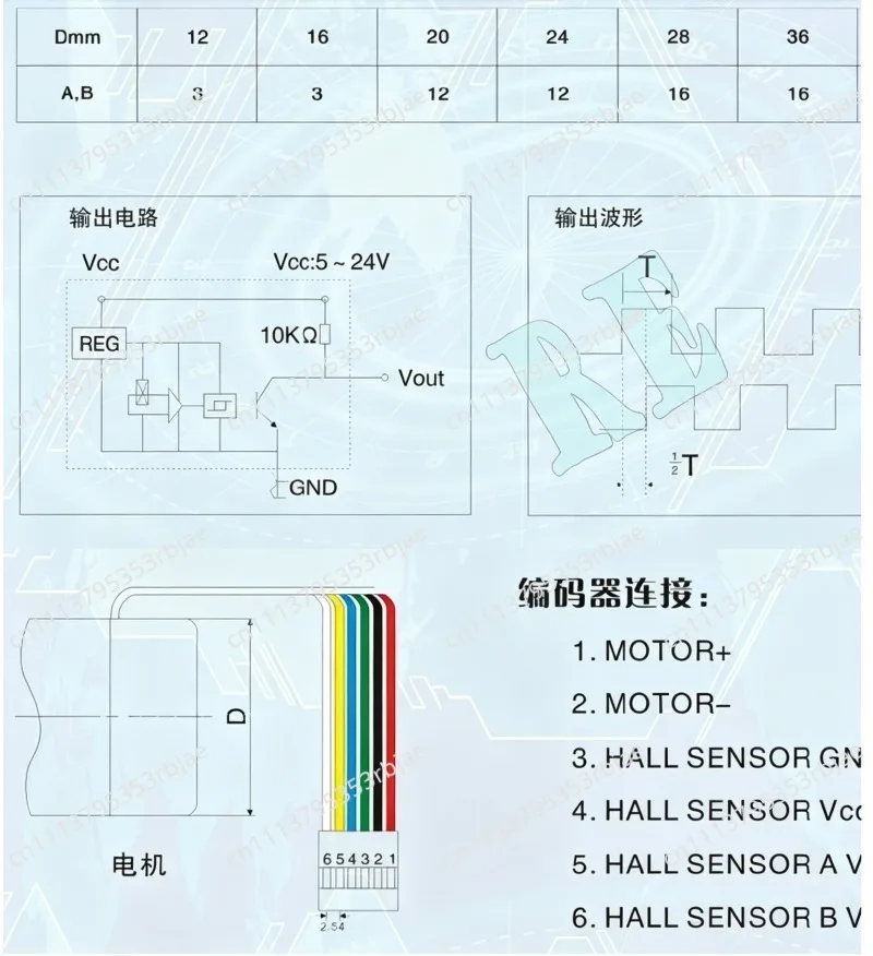JGA25-371 Geared Motor with Encoder Speed Dial Motor, DC Gear Motor 12V