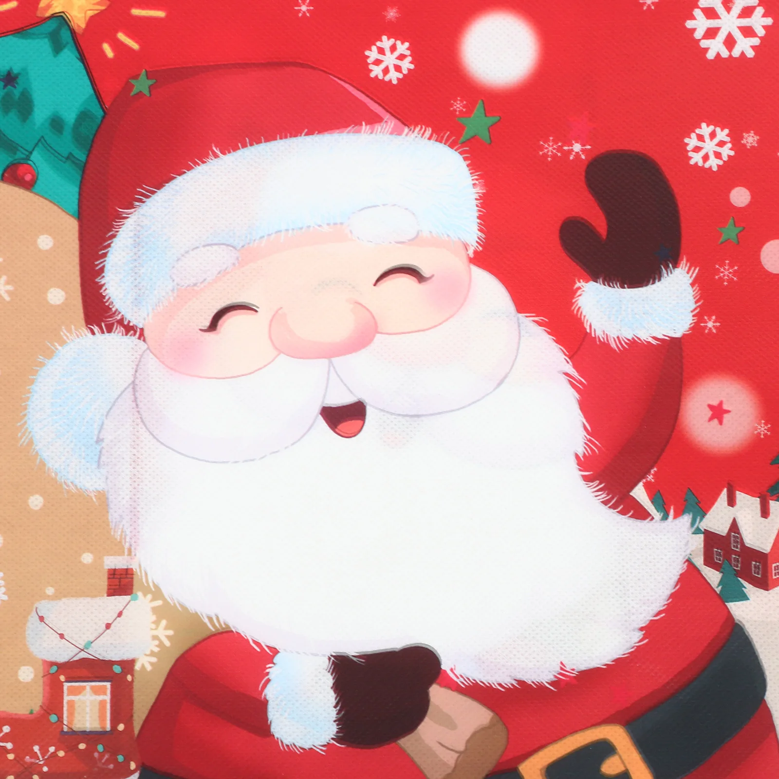 

8Pcs Non-Woven Christmas Tote Bags Reusable Shopping Handbags Xmas Gift Bags Large Capacity for Party Travel Xmas Party Favors