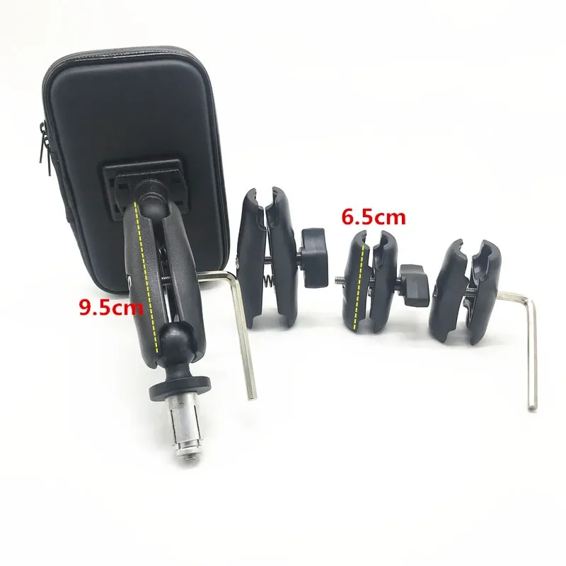 Suporte de telefone em garfo para motocicleta, suporte de montagem de haste de moto para yamaha yzf r1 2010-2019 r6 2002-2017 r1m 2007 2008