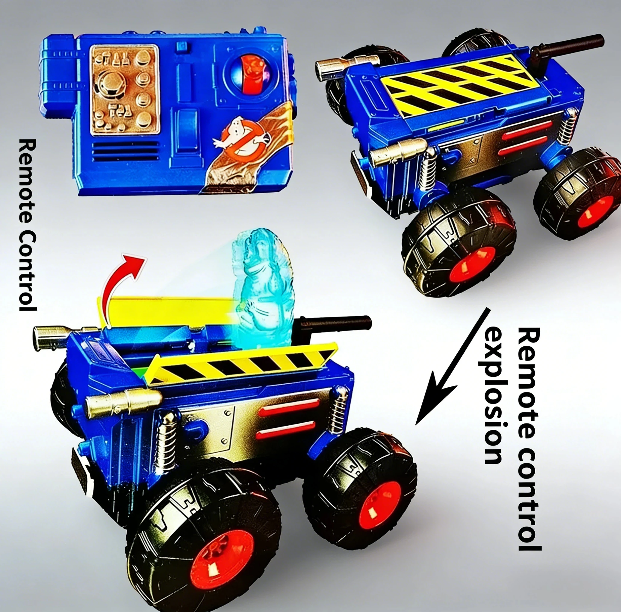 

Inventory 1:18 Ghost Hunting Consumables Super Power Consumables Tank Electric Remote Control Car Model Birthday Surprise Gift