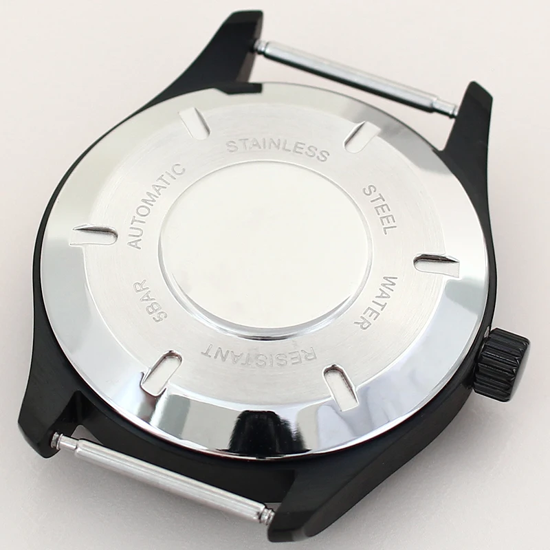 40mm NH35 Mechanical Watch Case Accessories Design Brushed  For Seiko NH35 NH36 NH34 NH38 Movement 33.6-34.3mm Dial Waterproof