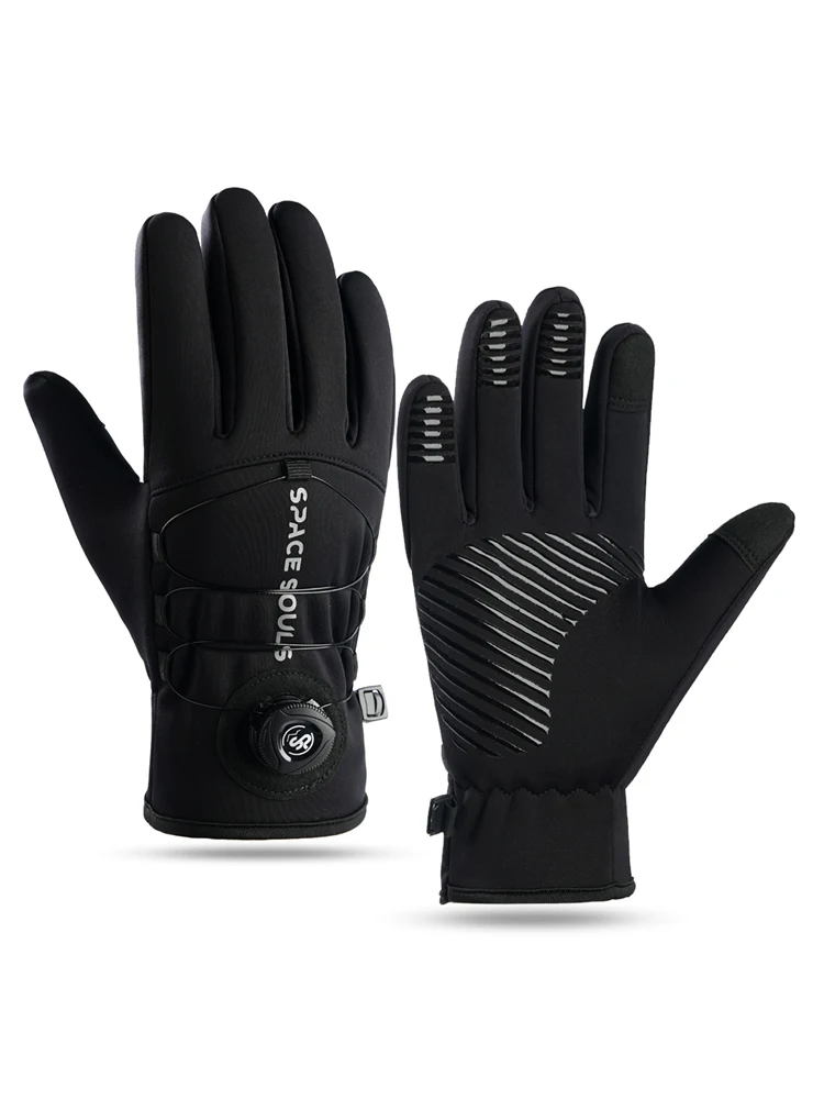 AliExpress space souls New Winter Warm Skiing Gloves Unisex Windproof Cold-proof Touch Screen Gloves For Men Outdoor Sports Running Hiking Cycling
