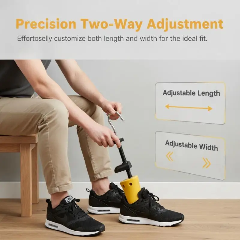 Adjustable Professional Shoe Tree Unisex Durable Shoe Stretcher for Leather Boots Sneakers High Heels Keep Shoe Form